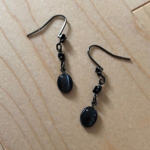 Black Onyx dangle earrings